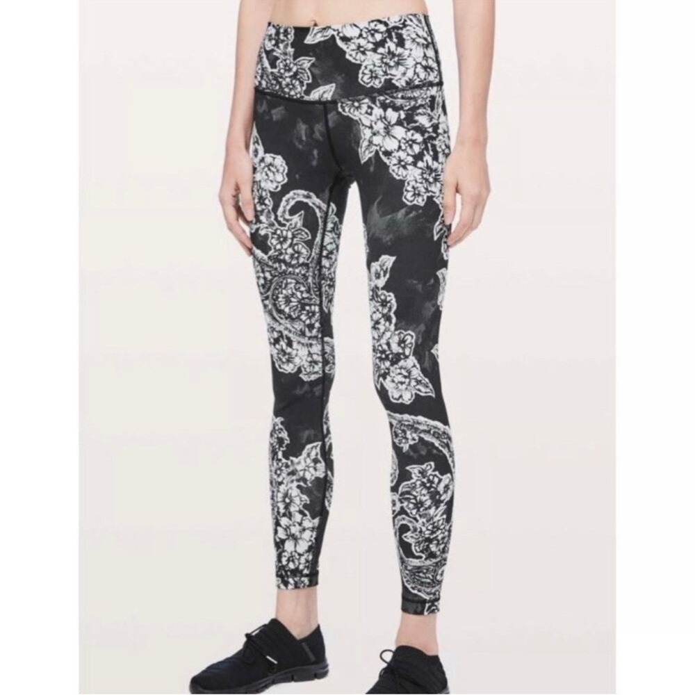Lululemon Wunder Under High Rise Tight Engineered Luxtreme 28" Painted Paisley 2